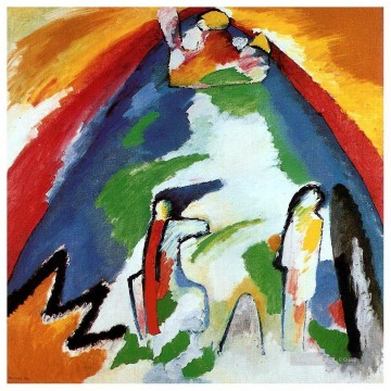Wassily Kandinsky Painting - A mountain Wassily Kandinsky